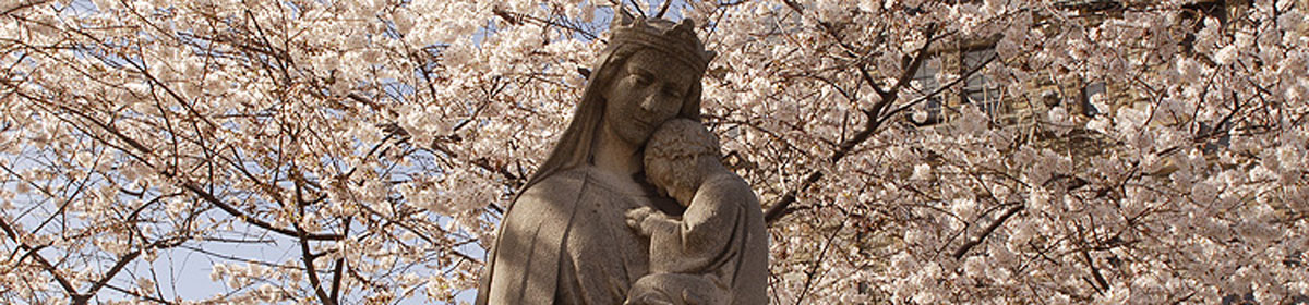 Statue of Our Lady Seat of Wisdom